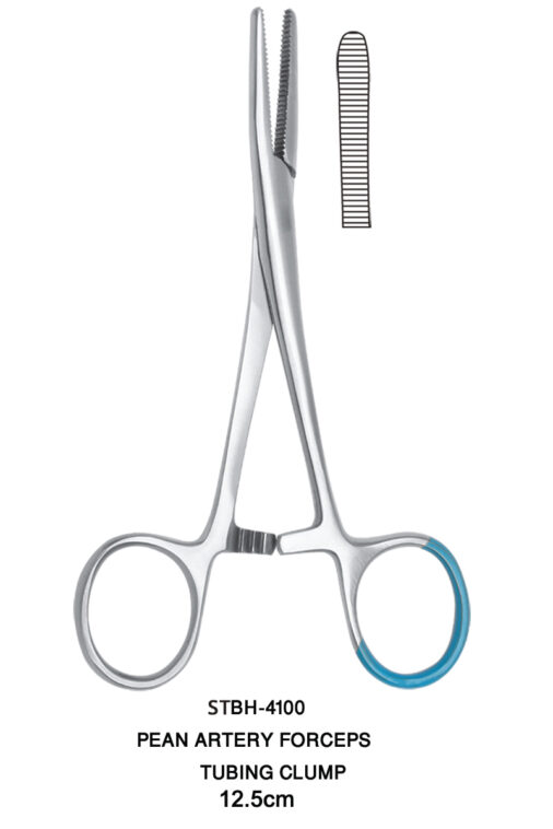 PEAN ARTERY FORCEPS TUBING CLUMP