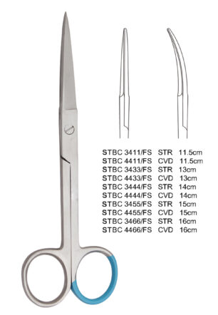 SURGICAL SCISSORS SH/SH FLAT SHAPE