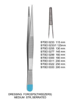 DRESSING FORCEPS TWEEZERS