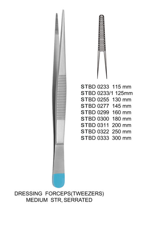 DRESSING FORCEPS TWEEZERS