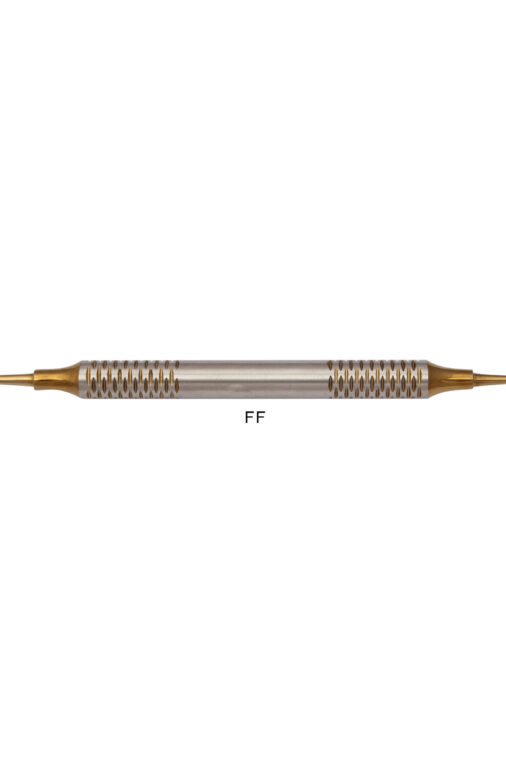 OMPOSITE SET OF 7 FILLING INSTRUMENTS TITANIUM GOLD COATING - Image 7