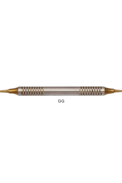 OMPOSITE SET OF 7 FILLING INSTRUMENTS TITANIUM GOLD COATING - Image 8