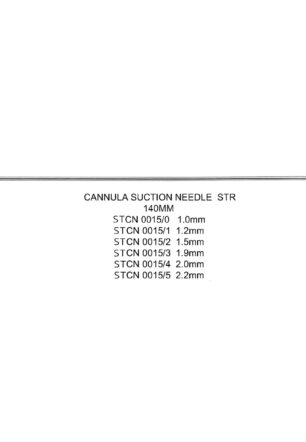 CANNULA SUCTION NEEDLE STR