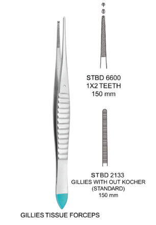 GILLIES TISSUE FORCEPS