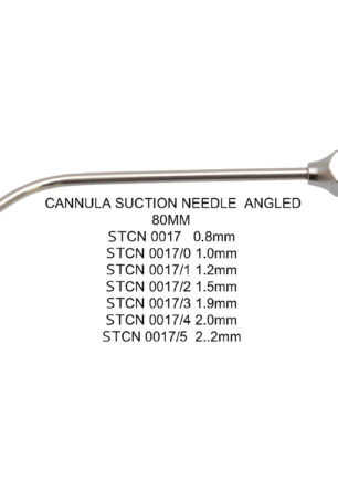 CANNULA SUCTION NEEDLE ANGLED