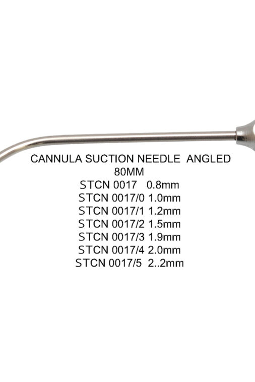 CANNULA SUCTION NEEDLE ANGLED