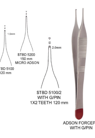 ADSON FORCEPS WITH G/PIN