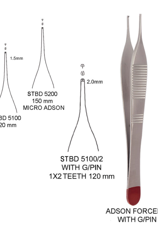 ADSON FORCEPS WITH G/PIN