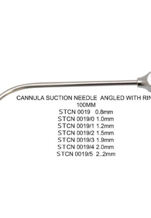CANNULA SUCTION NEEDLE WITH RING