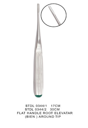 FLAT HANDLE ROOT ELEVATAR AROUND TIP