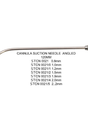 CANNULA SUCTION NEEDLE ANGLED