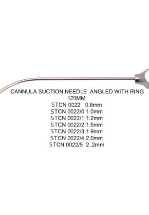 CANNULA SUCTION NEEDLE WITH RING