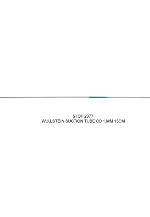 WULLSTEIN SUCTION TUBE