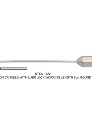 SUCTION CANNULA WITH LUER LOCK
