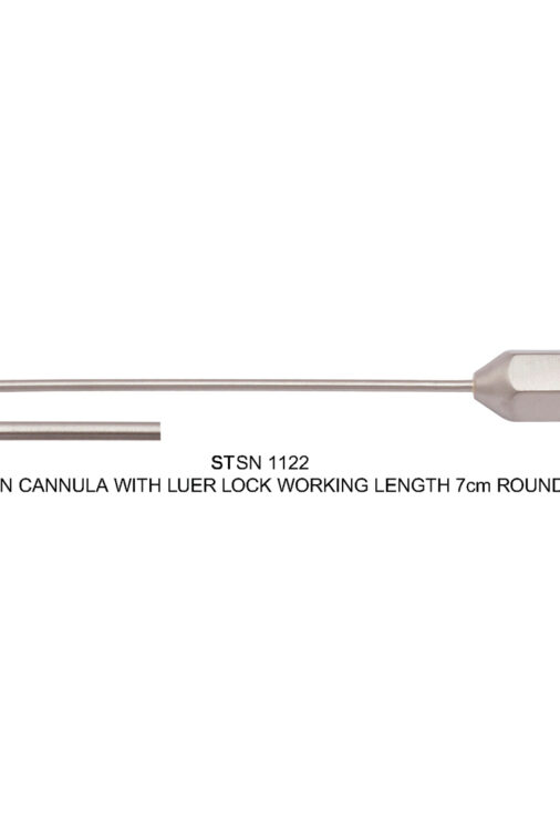 SUCTION CANNULA WITH LUER LOCK