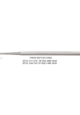 BALLENGER SEPTUM GOUGE WITH NOTCH AND CUTTING EDGE