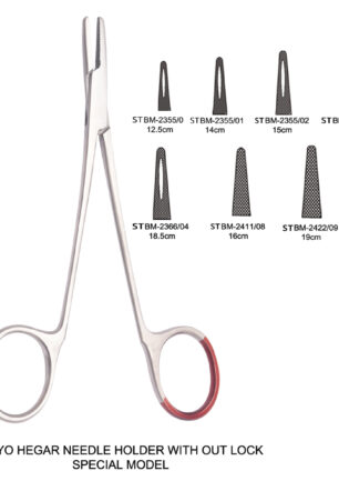 MAYO HEGAR NEEDLE HOLDER WITH OUTLOCK