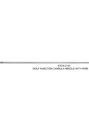 WOLF INJECTION CANNULA NEEDLE WITH WIRE