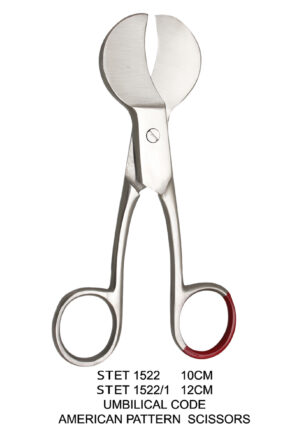 UMBILICAL CODE AMERICAN PATTERN SCISSORS