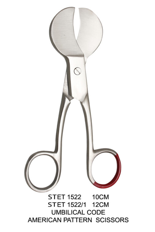 UMBILICAL CODE AMERICAN PATTERN SCISSORS