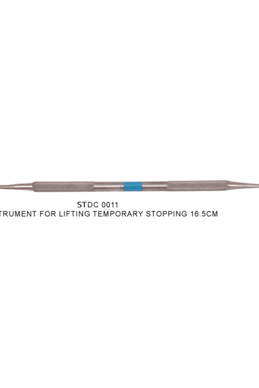 INSTRUMENT FOR LIFTING TEMPORARY STOPPING