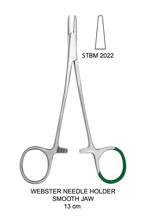 WEBSTER NEEDLE HOLDER SMOOTH JAW