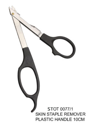 SKIN STAPLE REMOVER PLASTIC HANDLE