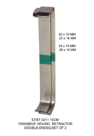 FARABEUF WOUND RETRACTOR DOUBLE ENDED