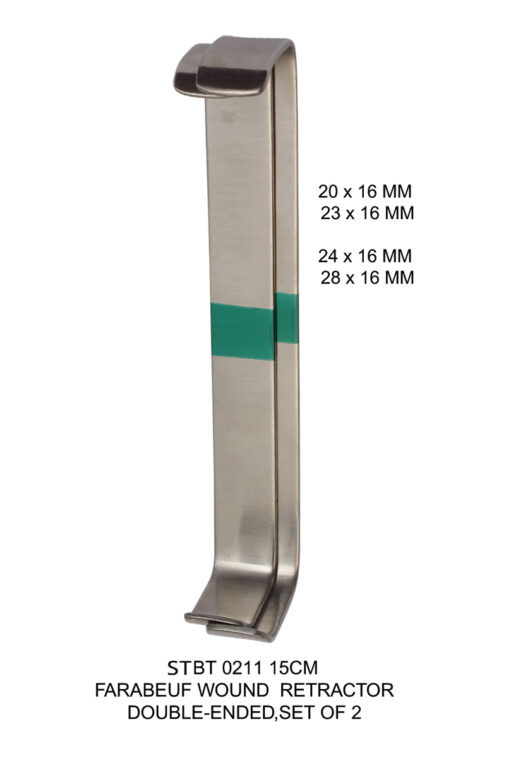 FARABEUF WOUND RETRACTOR DOUBLE ENDED
