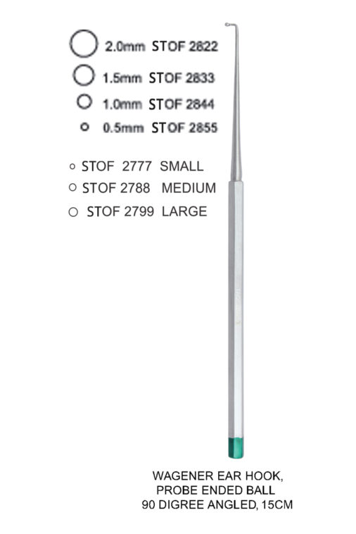 WAGENER EAR HOOK PROBE ENDED