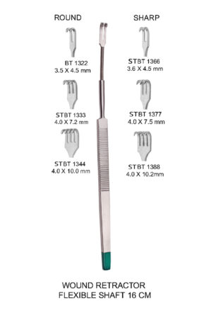 WOUND RETRACTOR FLEXIBLE SHAFT