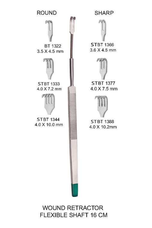 WOUND RETRACTOR FLEXIBLE SHAFT