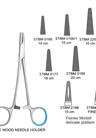 CRILE WOOD NEEDLE HOLDER