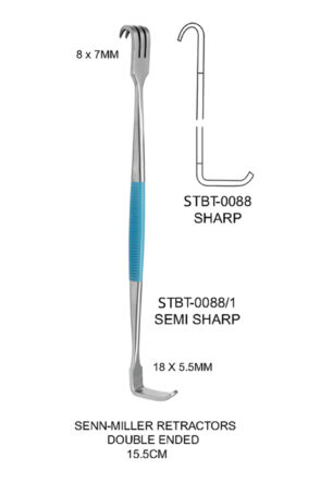 STRANDLE-STILLE Wound Retractor With Prong Blunt, Depth