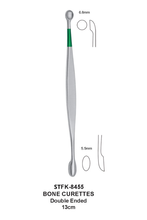 BONE CURETTES DOUBLE ENDED - Image 3