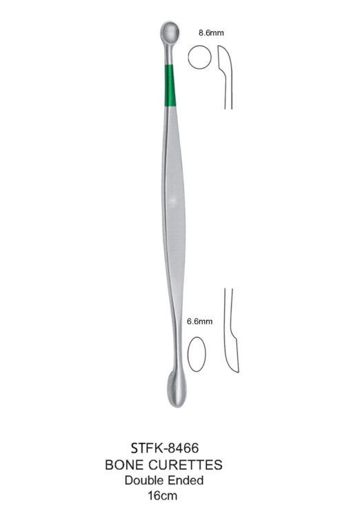 BONE CURETTES DOUBLE ENDED - Image 4