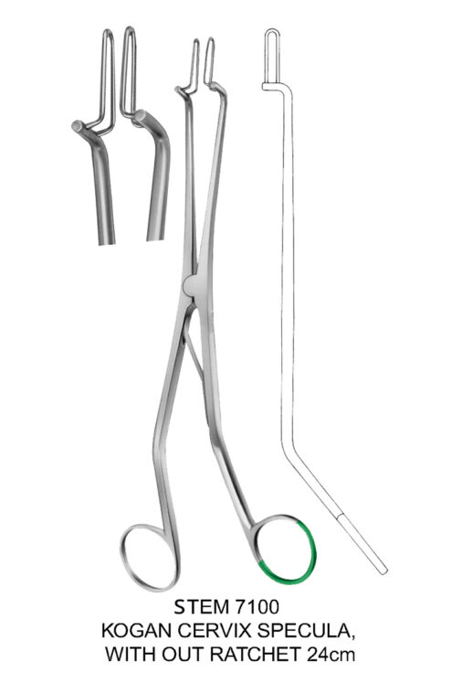 KOGAN CERVIX SPECULA WITHOUT RATCHET