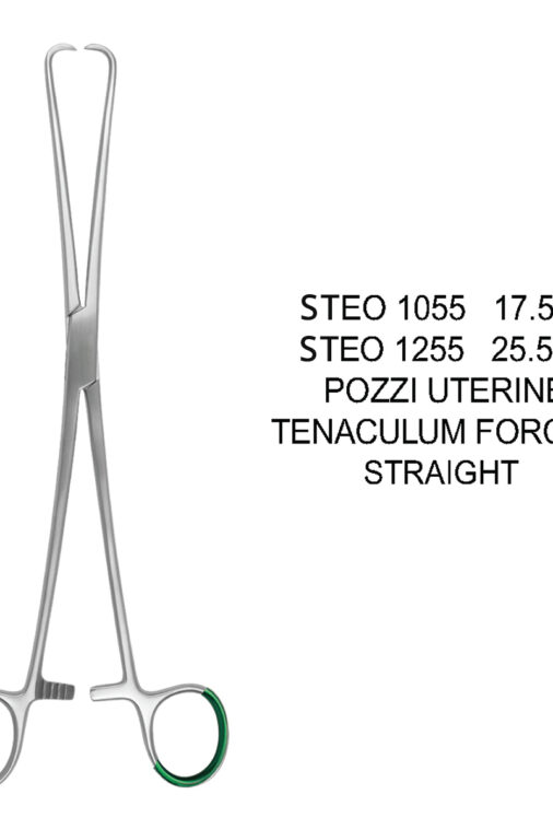POZZI UTERINE TENACULUM FORCEPS STRAIGHT