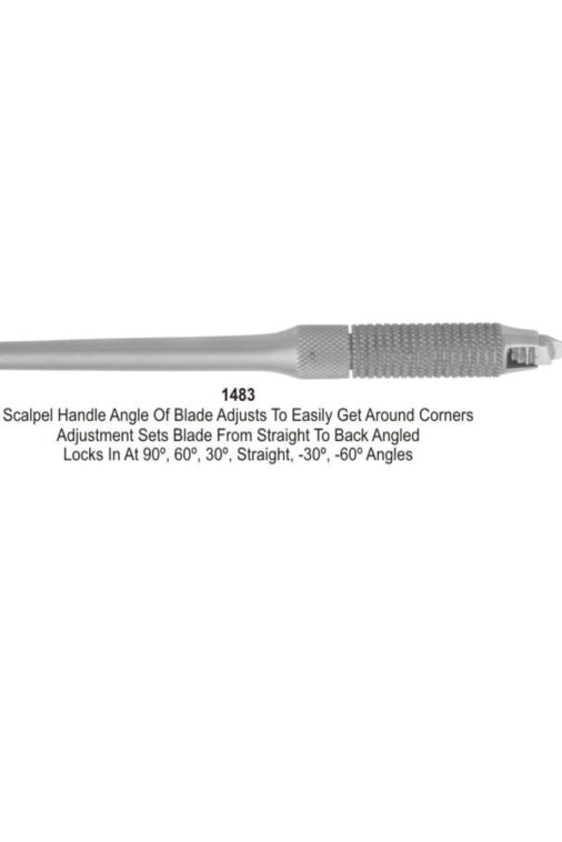 Scalpel Handle Angle of Blade Adjusts