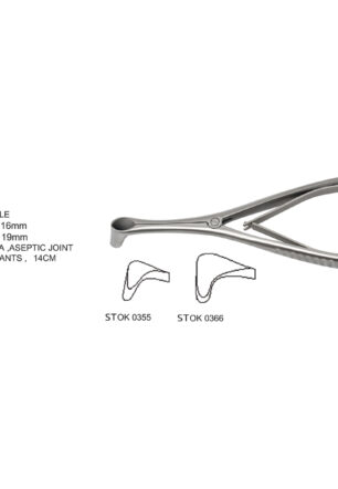 TIECK-HALLE NASAL SPECULLA, ASEPTIC JOINT