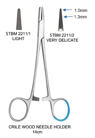CRILE WOOD NEEDLE HOLDER