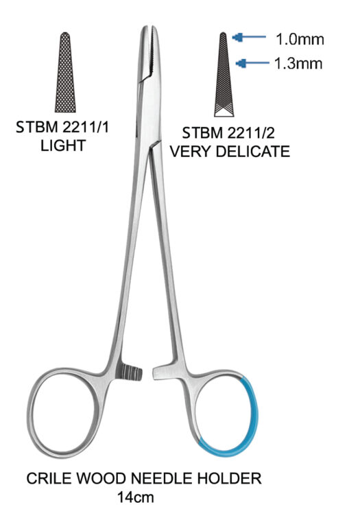 CRILE WOOD NEEDLE HOLDER