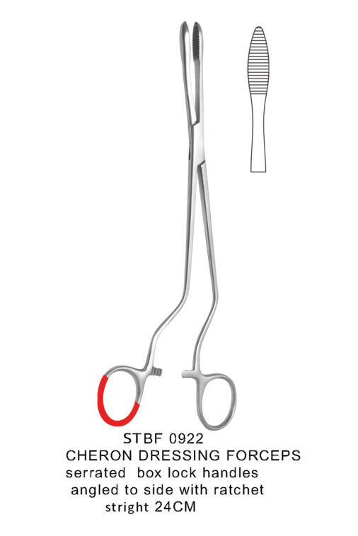 CHERON DRESSING FORCEPS