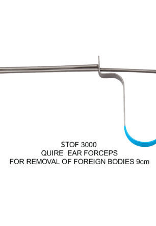QUIRE EAR FORCEPS FOR REMOVAL OF FOREGIN