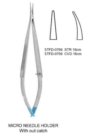 MICRO NEEDLE HOLDER WITH OUT CATCH