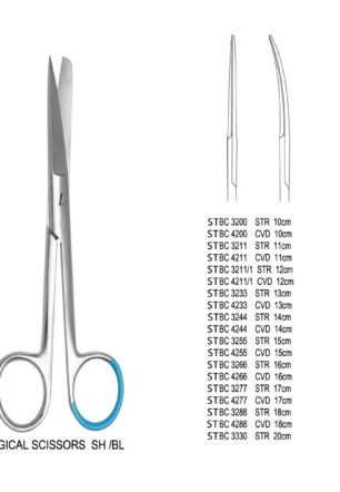 SURGICAL SCISSORS SH/BL