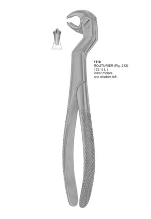 Routurier, Lower Molars and Wisdom Left