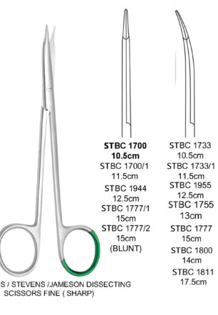REYNOLDS / STEVENS / JAMESON / DISSECTING SCISSOR FINE
