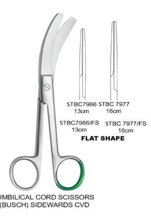 UMBILICAL CORD SCISSORS BUSCH SIDEWARDS