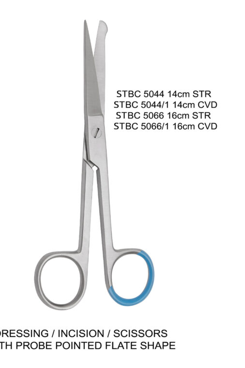 DRESSING / INCISION / SCISSORS WITH PROBE POINTED FLATE SHAPE